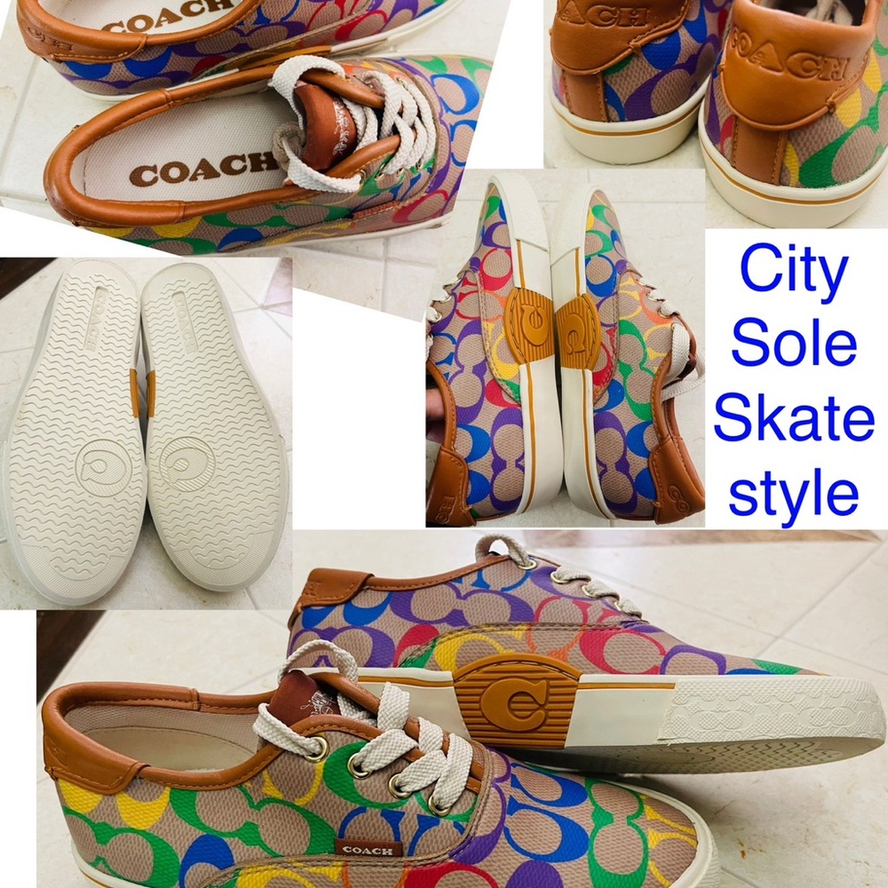 New Coach Colorful City Sole Sneakers women’s size 5